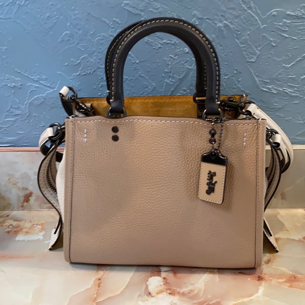 Leather Coach purse